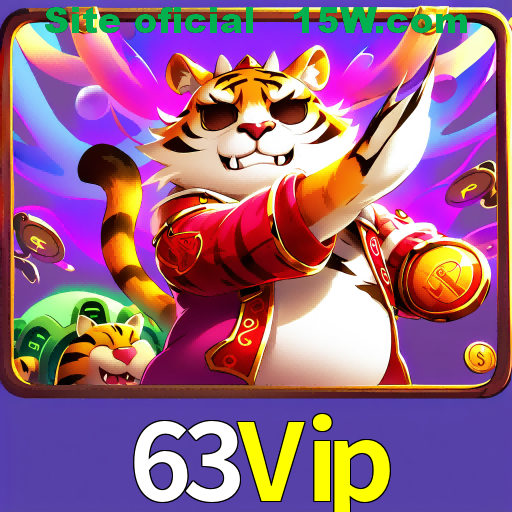 Imagem promocional da 63Vip mostrando a plataforma e suas vantagens